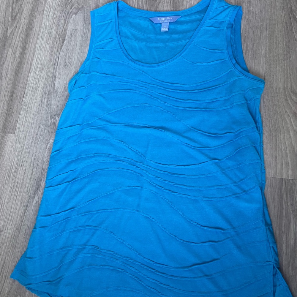 Simply Vera Vera Wang Sleeveless Textured Tank Top